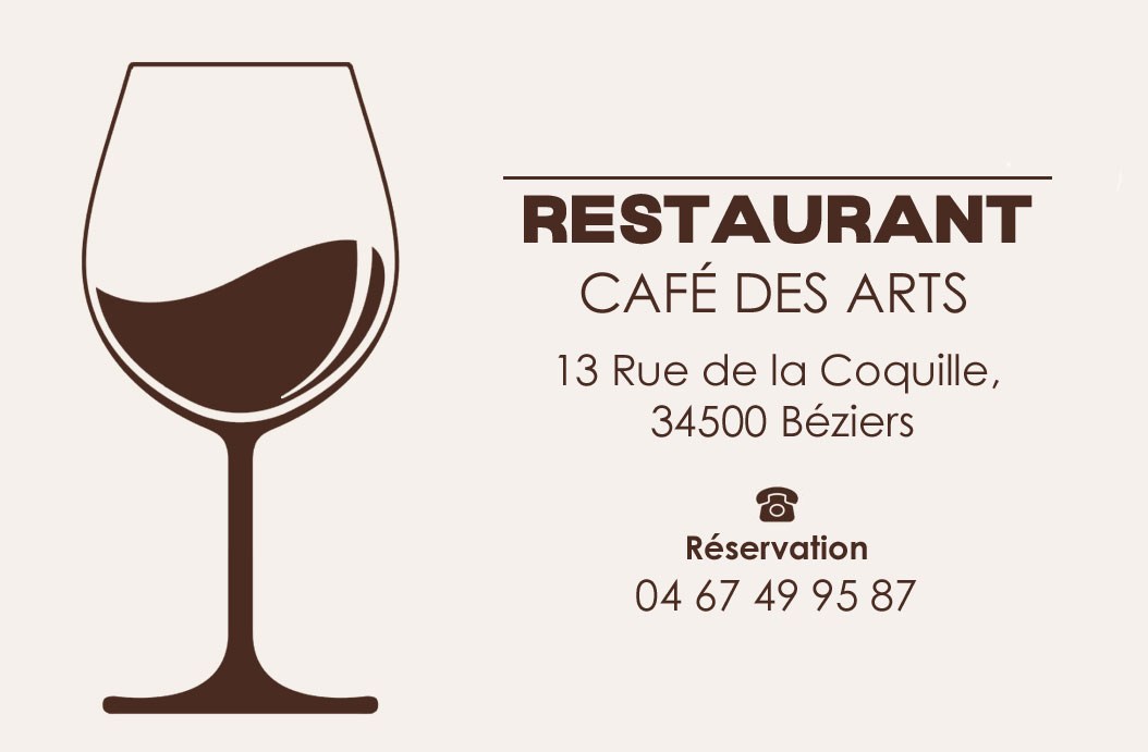 Resaurant centre ville Béziers : Café Des Arts