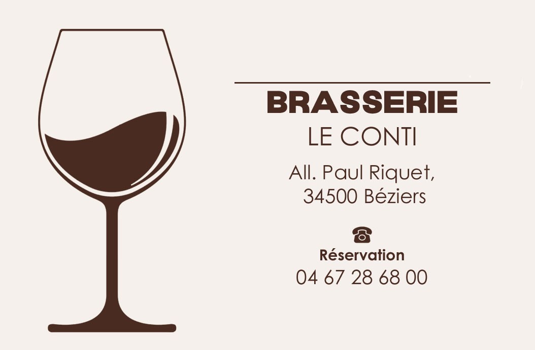 Brasserie Le conti centre ville Béziers